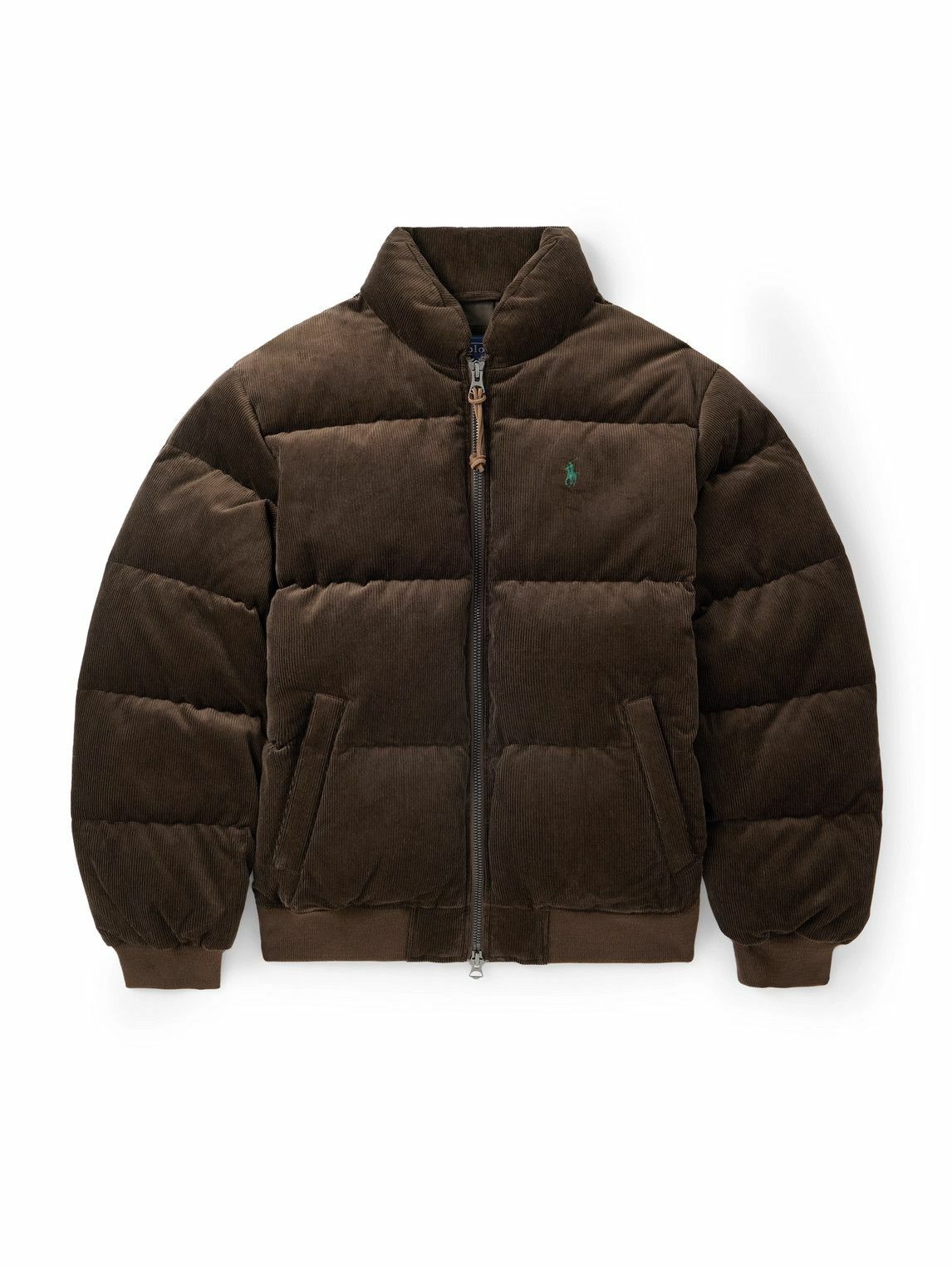 Landlord Green Corduroy Bomber Jacket Landlord