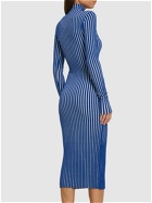 INTERIOR The Ridley Cotton Blend Knit Midi Dress