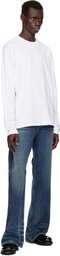 John Elliott White LS University T-shirt