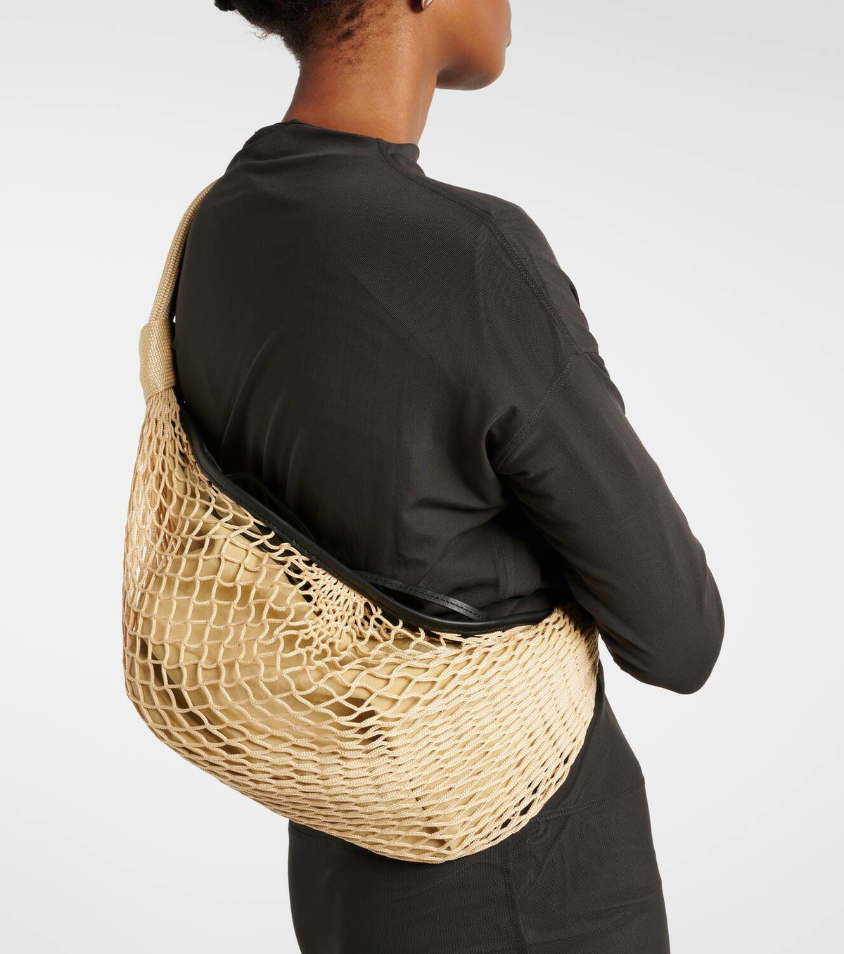 LEMAIRE ×Filt Croissant バック Lemaire Croissant Filt Bag in Light Beige Curated at Jake