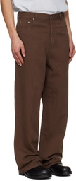 LE17SEPTEMBRE Brown Straight Jeans