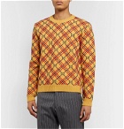 Gucci - Logo-Embroidered Wool Sweater - Yellow