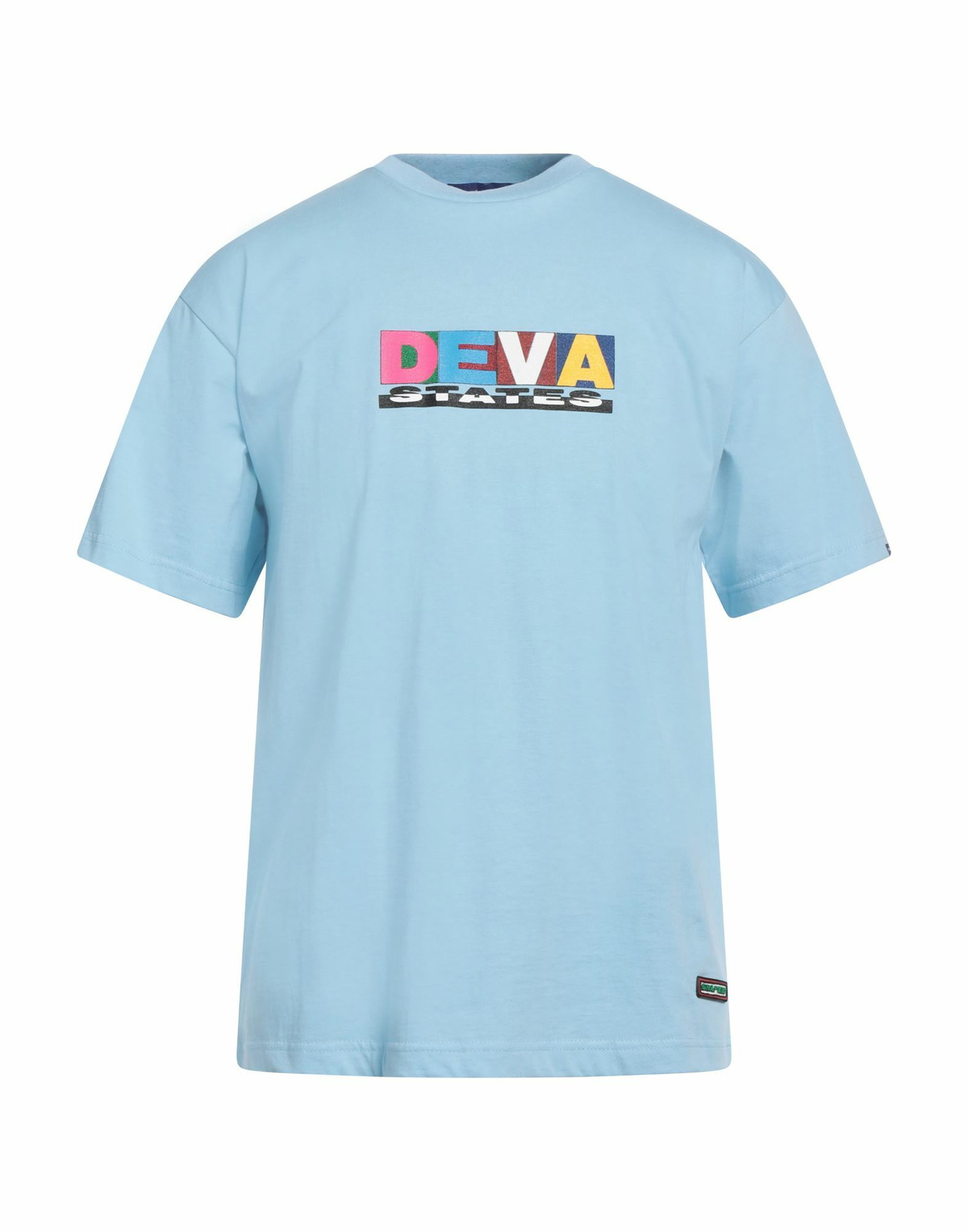 Devá States Mens T-shirt Sky in Blue