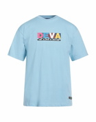 Devá States Mens T-shirt Sky in Blue