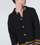 Bode Harbor Stripe cotton cardigan