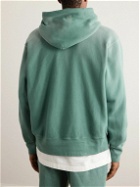 Les Tien - Garment-Dyed Cotton-Jersey Hoodie - Green