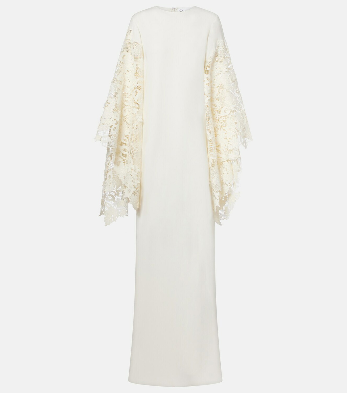 Oscar de la Renta Floral silk-blend kaftan