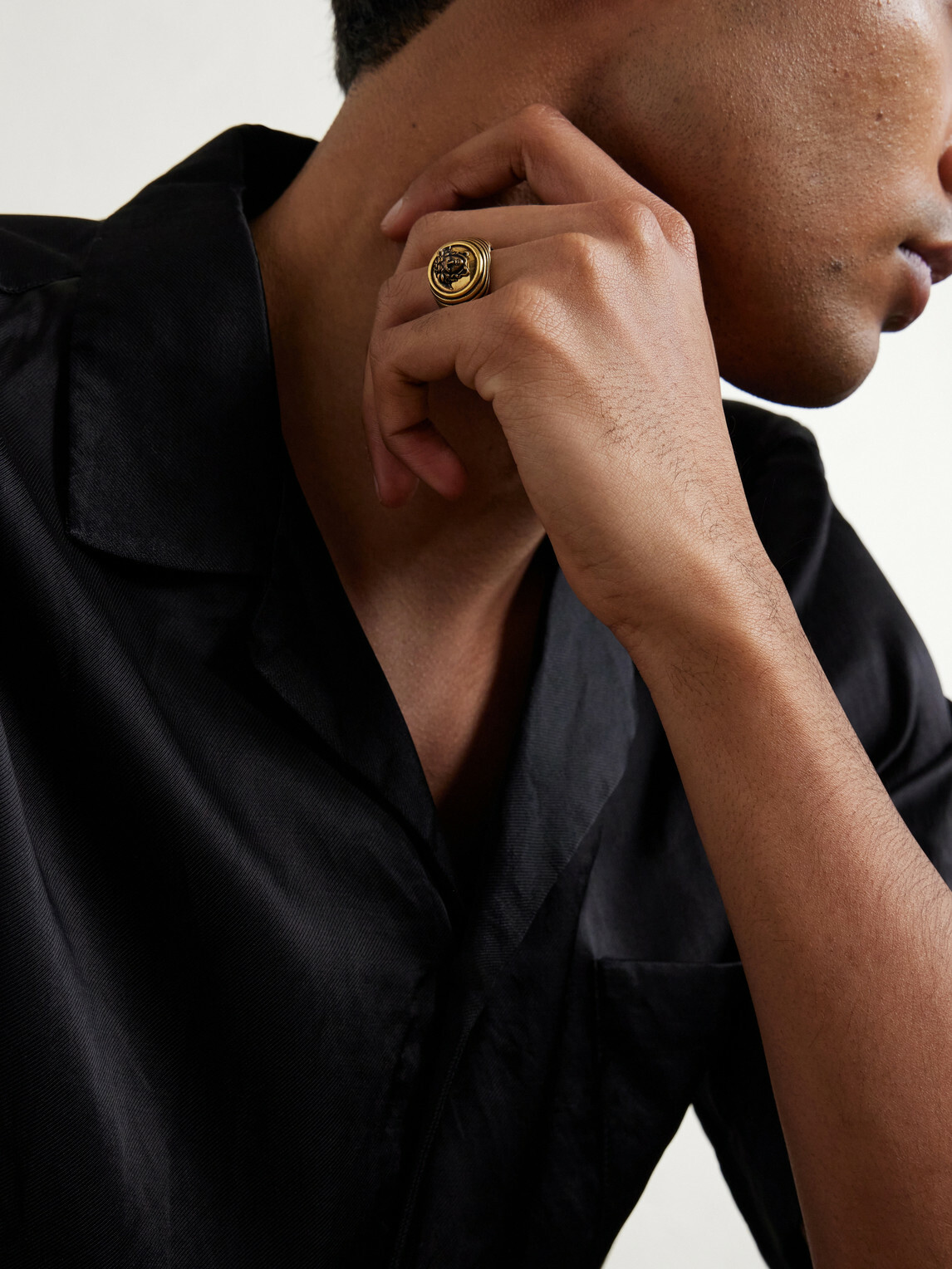 Versace - Medusa Gold-Tone Ring - Gold
