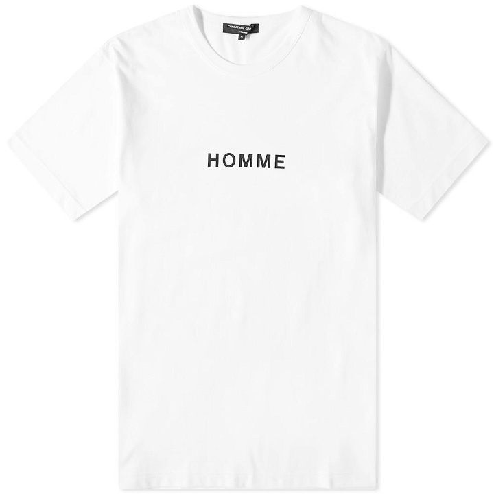 Photo: Comme des Garçons Homme Men's T-Shirt in White