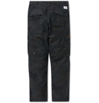WTAPS - Jungle Garment-Dyed Camouflage-Print Cotton Cargo Trousers - Black