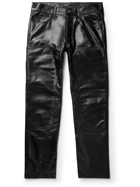 Enfants Riches Déprimés - Straight-Leg Leather Trousers - Black