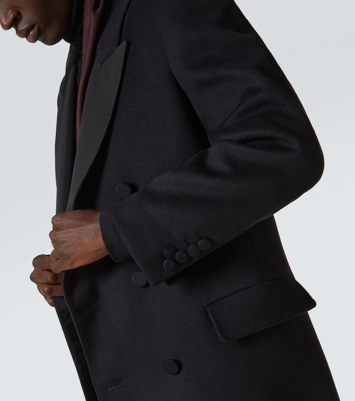 Loro Piana Double-breasted cashmere coat