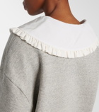 Chloé Cotton-blend French Terry sweatshirt