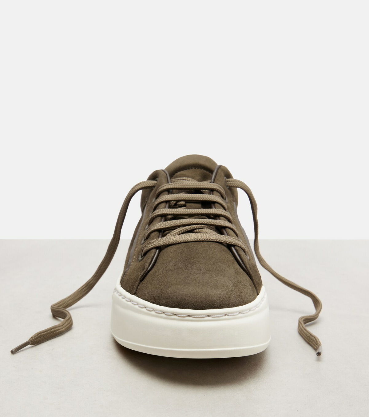 Max Mara Suede platform sneakers