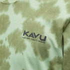 KAVU Men's Long Sleeve Klear Above Etch Art T-Shirt in Kelp Calm