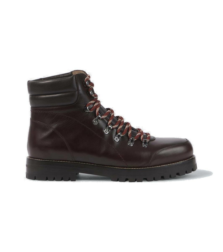 Photo: Manolo Blahnik Leather hiking boots