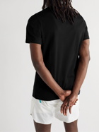 Nike Tennis - NikeCourt Logo-Appliquéd Cotton-Jersey Tennis T-Shirt - Black