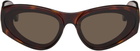 LOEWE Brown Paula's Ibiza Goggle Cat-Eye Sunglasses