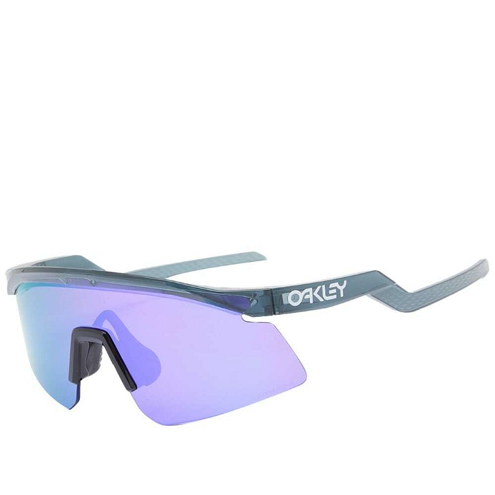 Photo: Oakley Men's Hydra Sunglasses in Crystal Black/Prizm Violet