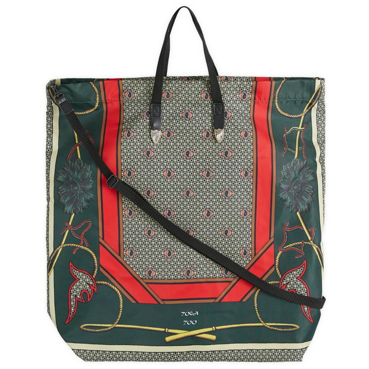 Photo: TOGA Women's Archives Print tote bag in Green 