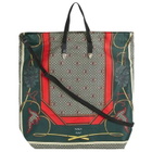 TOGA Women's Archives Print tote bag in Green 