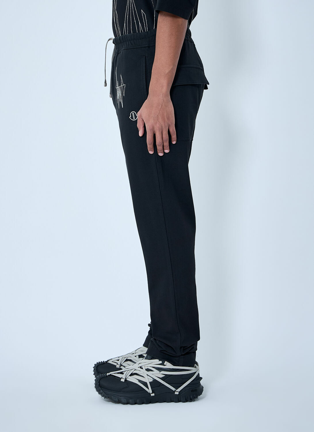Moncler + Rick Owens Elasticated Waist Drawstring Pants