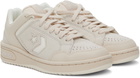Converse Beige & Off-White Weapon Low Top Sneakers