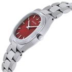 Bulova Super Seville Mini Quartz Red MOP Dial Ladies Watch 96L354