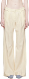 Anna October Off-White Raya Trousers