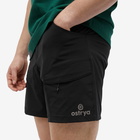 Ostrya Men's Yarrow Hiking Shorts in Black