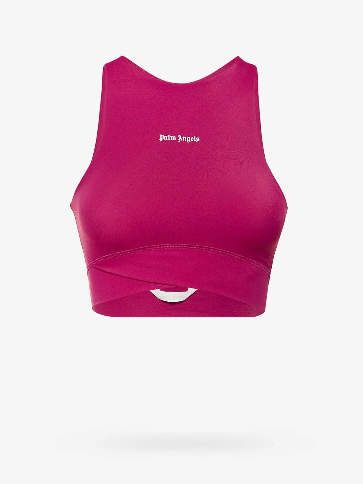 Palm Angels Purple Logo Sports Bra Palm Angels