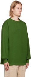 Acne Studios Green Bonded Sweatshirt
