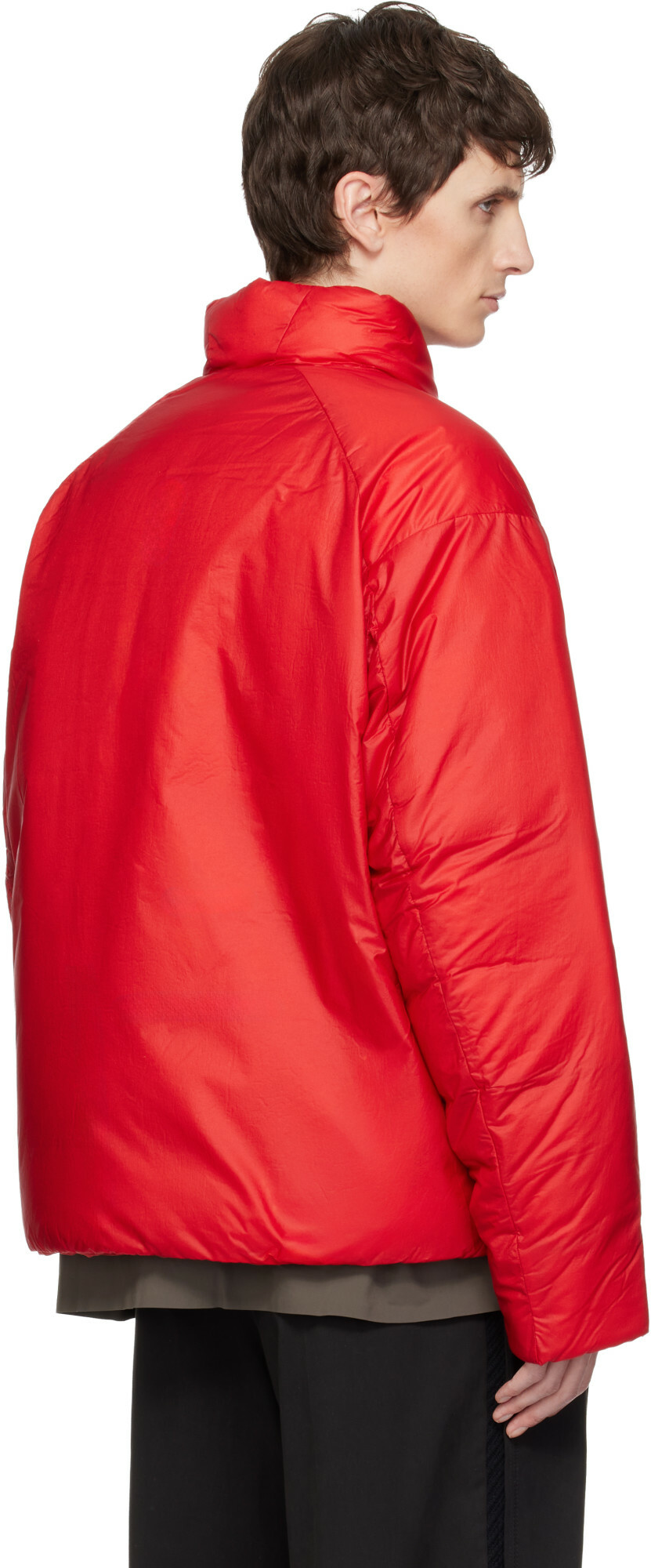 Veilance Red Conduit Down Jacket