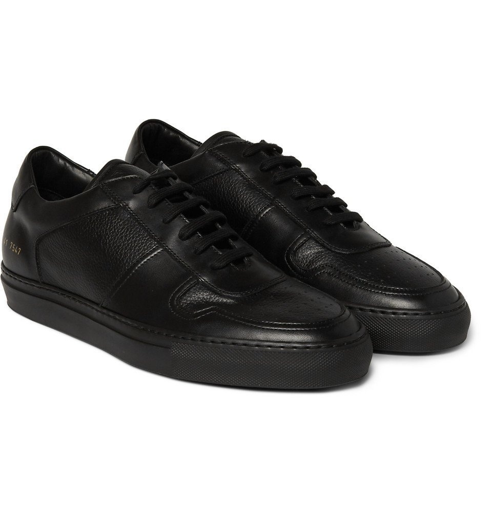 Common Projects - BBall Leather Sneakers - Men - Black Common Projects