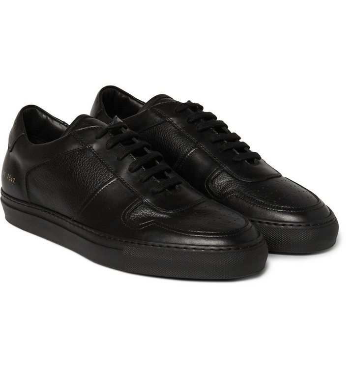 Photo: Common Projects - BBall Leather Sneakers - Men - Black
