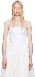 Sandy Liang White Hotaru Top