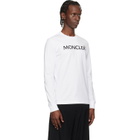 Moncler White Logo Cotton Sweatshirt