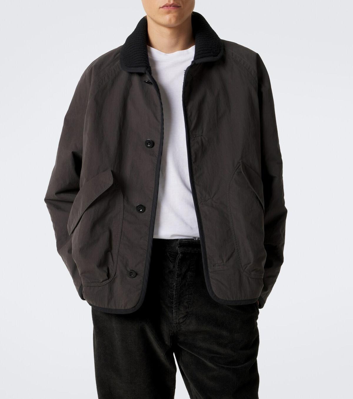 The Row Tobias cotton-blend jacket