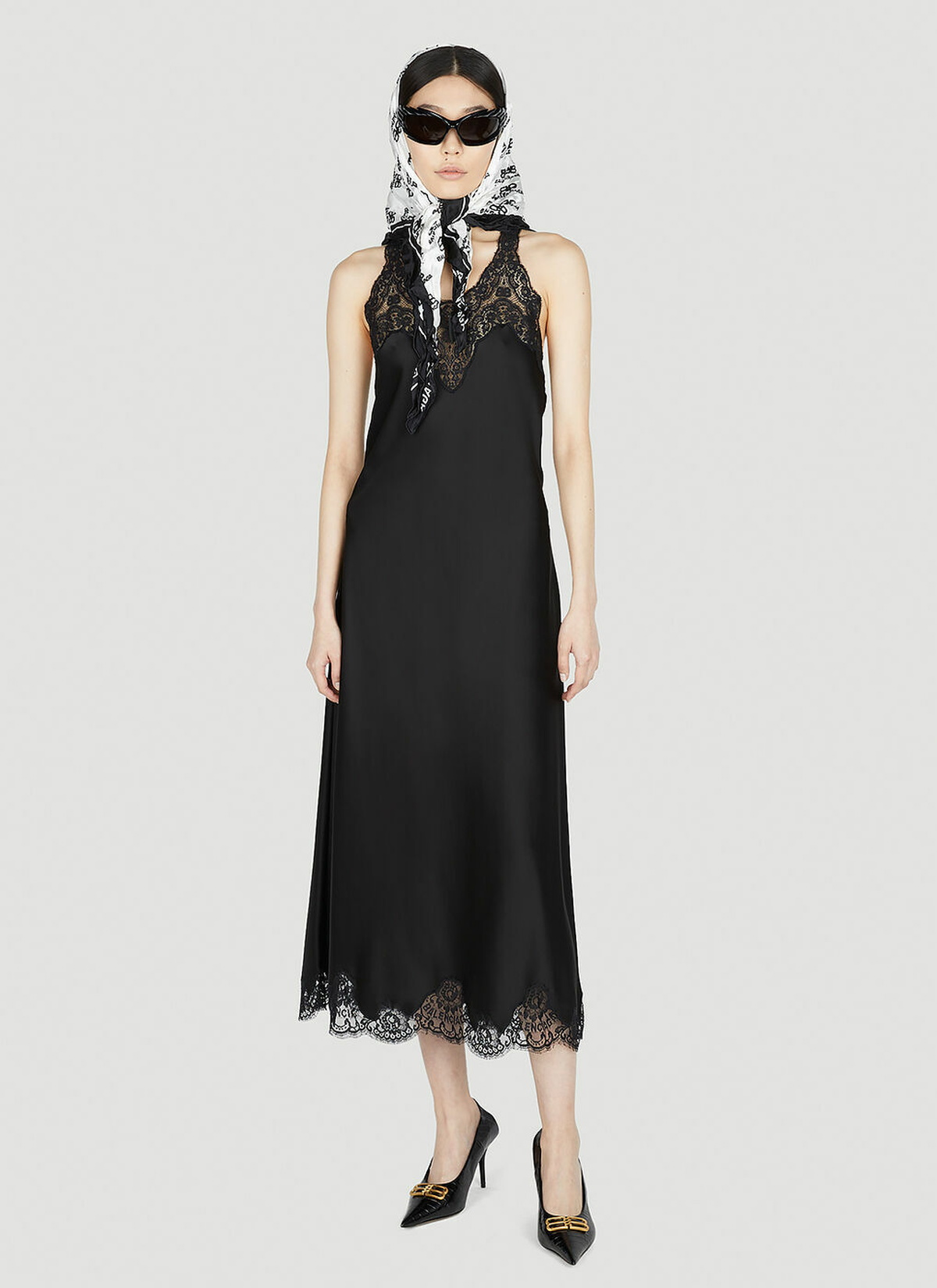 Balenciaga - Lingerie Dress in Black Balenciaga