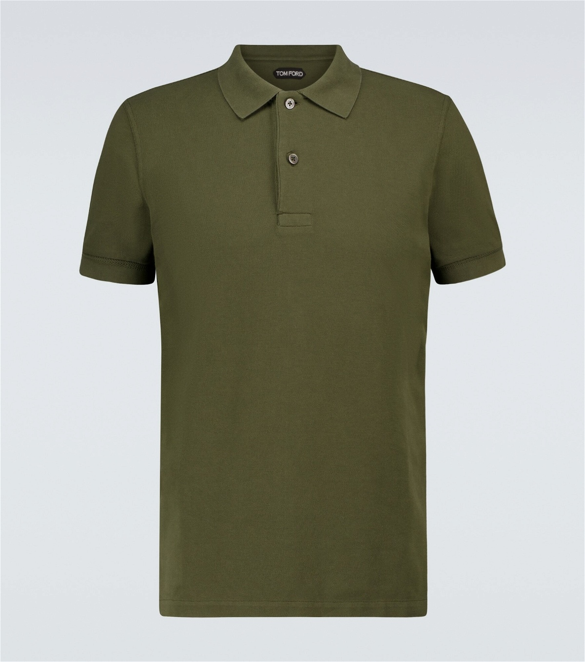 Tom Ford - Short-sleeved cotton polo shirt TOM FORD