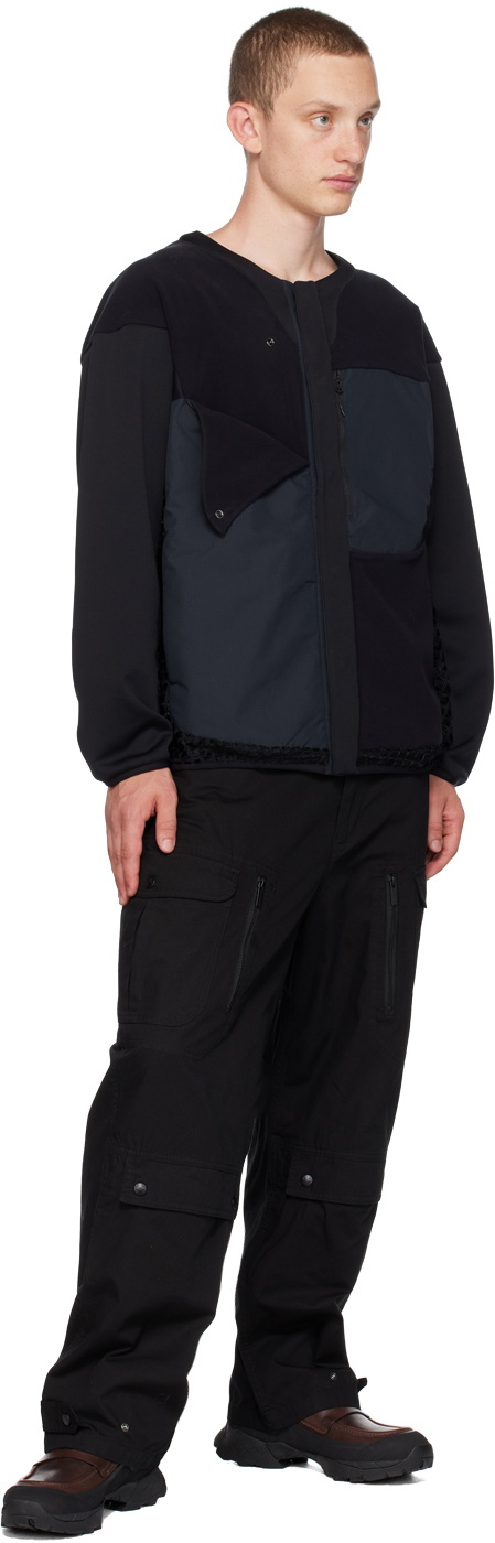 White Mountaineering®︎ Black Zip Cargo Pants