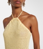Bananhot Liz sequined halterneck top