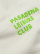 Pasadena Leisure Club - Logo-Print Cotton-Jersey Sweatshirt - Gray
