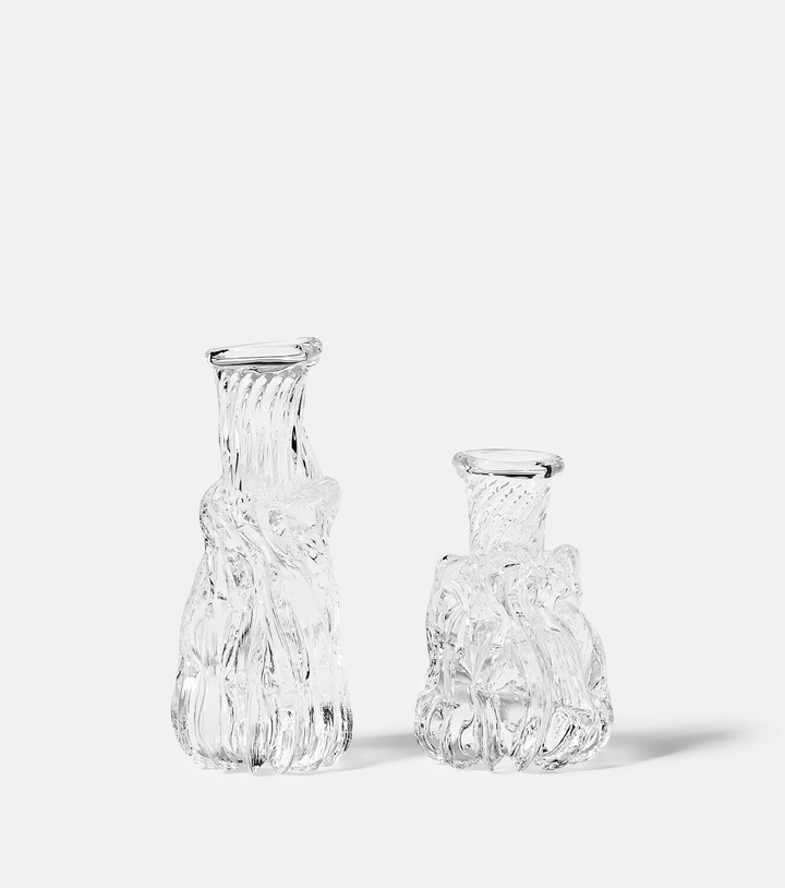 Photo: Alexander Kirkeby Set of 2 crystal candle holders