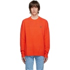 Versace Orange Cashmere and Silk Sweater