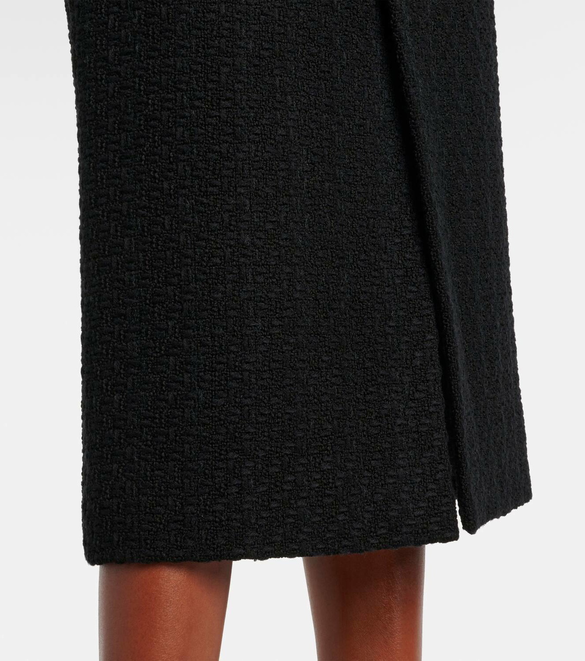 Gucci Wool-blend tweed midi skirt
