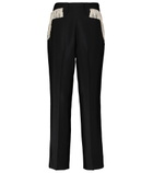 Rodarte - Fringe-trimmed wide-leg pants