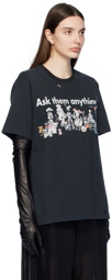Doublet Black PZ Today Edition Pet Robot T-Shirt