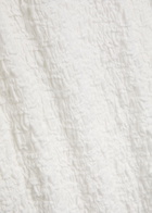 Eileen Fisher Textured Fine-knit T-shirt Ivory