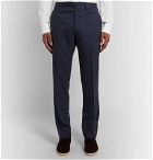 Kiton - Slim-Fit Puppytooth Cashmere Suit Trousers - Blue